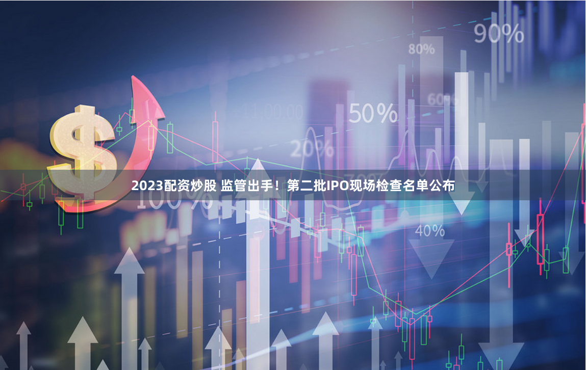 2023配资炒股 监管出手！第二批IPO现场检查名单公布